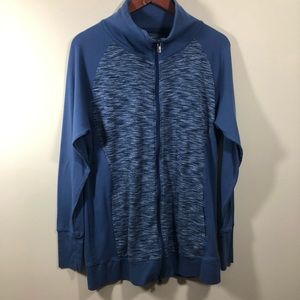 Columbia Jacket, zip-up, Blue, XL, B46